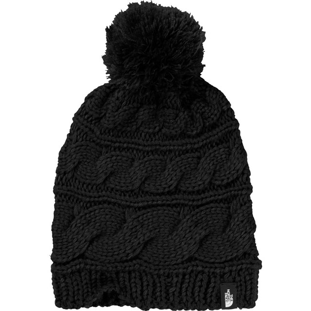 the north face triple cable pom beanie